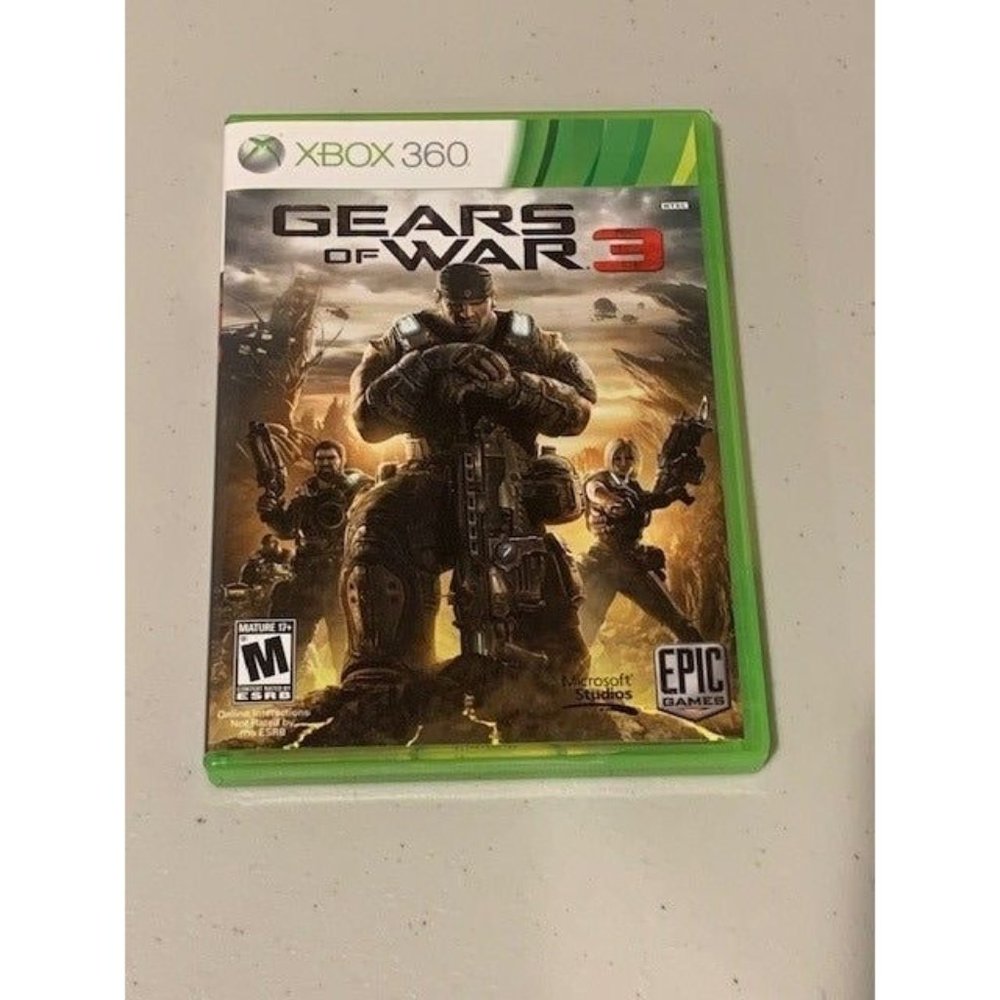 Gears of War 3 Xbox 360 Video Game - CIB Complete Tested - Like New